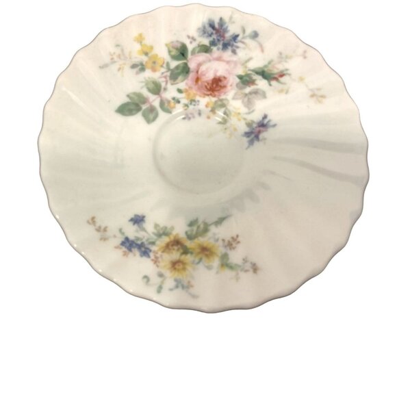 Cabbage Rose Saucer Plate Royal Doulton England Bone China Arcadia H 4802 - Picture 6 of 6